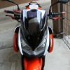 Z1000 プーチ(Puig)のスクリーン取り付け